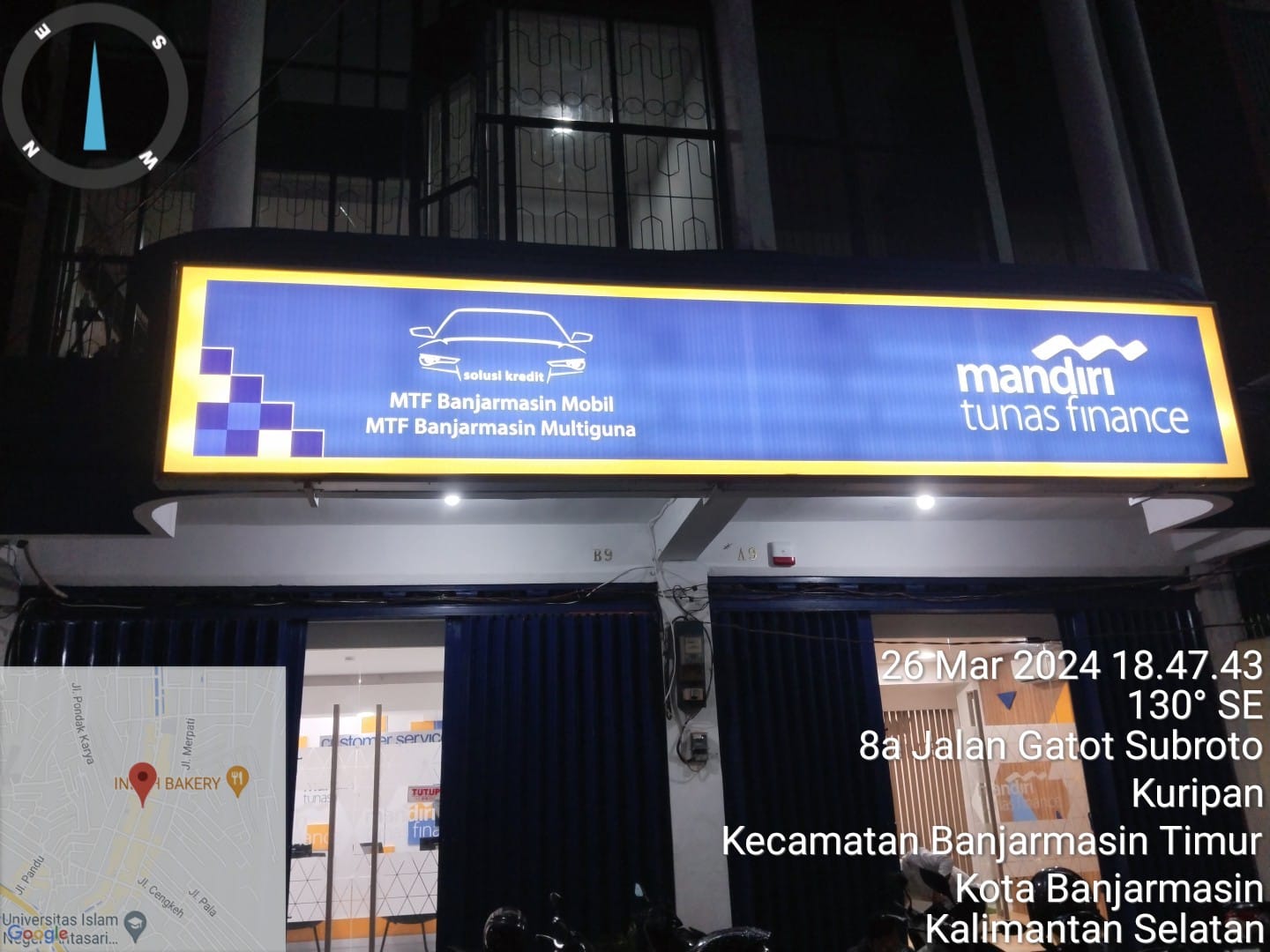 Bank Mandiri | Neon Box - Banjarmasin
